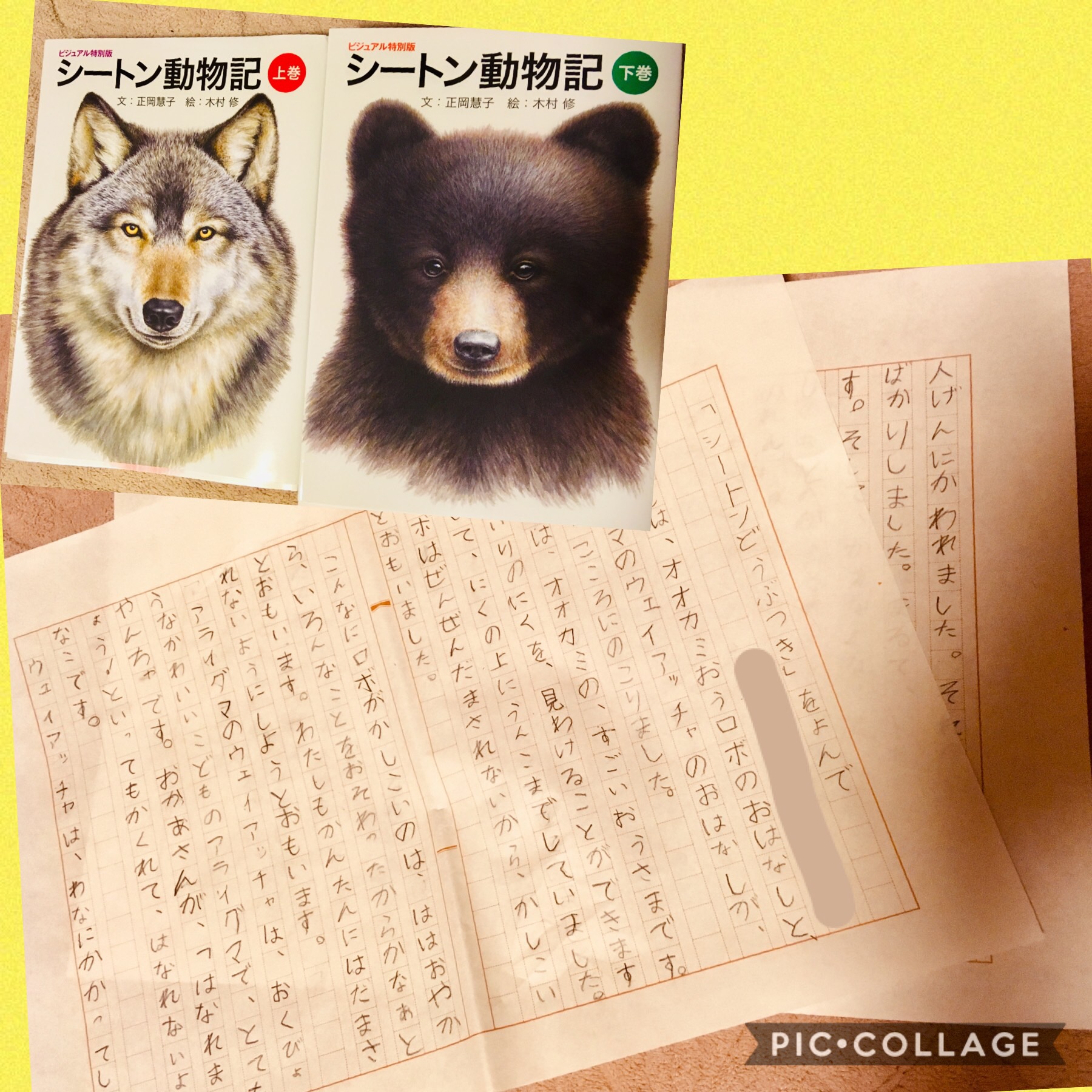 祝入選 小1 初めての読書感想文 シートン動物記 Maikoism 祝入選 小1 初めての読書感想文 シートン動物記 Maikoism