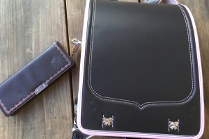 女の子ランドセルと筆箱