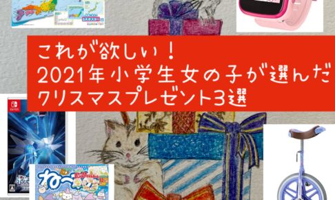 2021小学生女の子が選んだクリスマスプレゼント